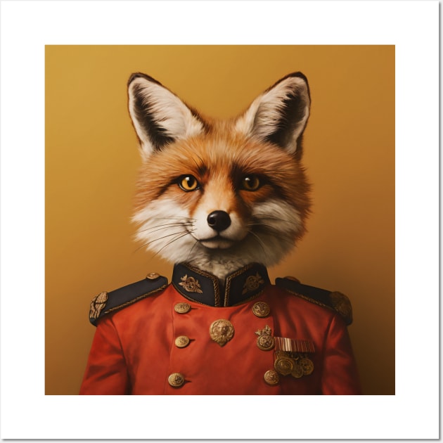 General Fox Wall Art by JunkyDotCom